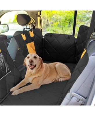 Dog Car Seat Cover Protector for Back Seat with Mesh Windows