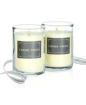 Studio-Hall Crème Fresh 2-Pc. Votive Candle Set- Only at Macy's!