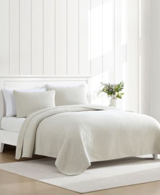 Seashore Stitch Washed 2-Pc. Quilt Set, Twin