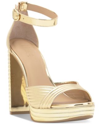 green emerald velvet dress Nina Women's Delight Slide Sandal - White - Sandal Heels