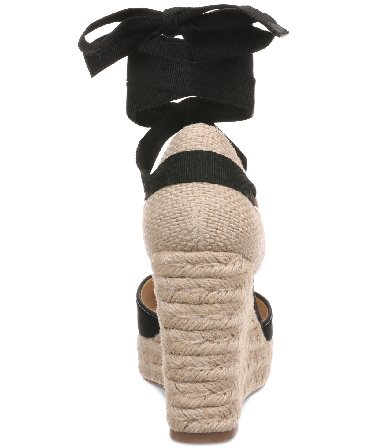 On 34th Melindaa Espadrille Wedge Sandals, Exclusively At Macy's In Black Micro