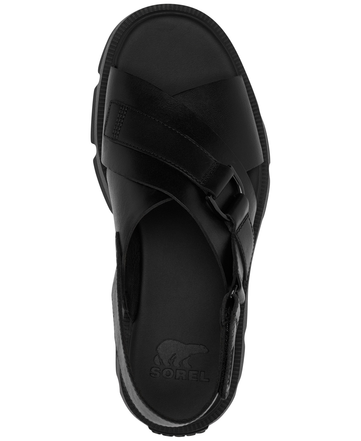 Sorel Rein Cb Sandals In Black,black