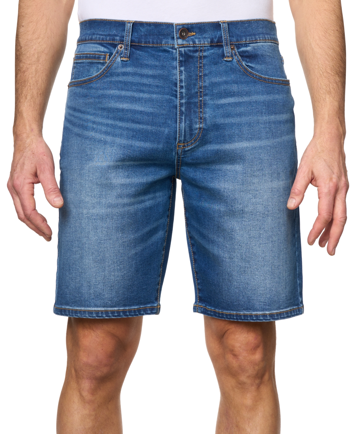 Men's Arden Slim-Fit Stretch 9-1/2" Denim Shorts - Indigo