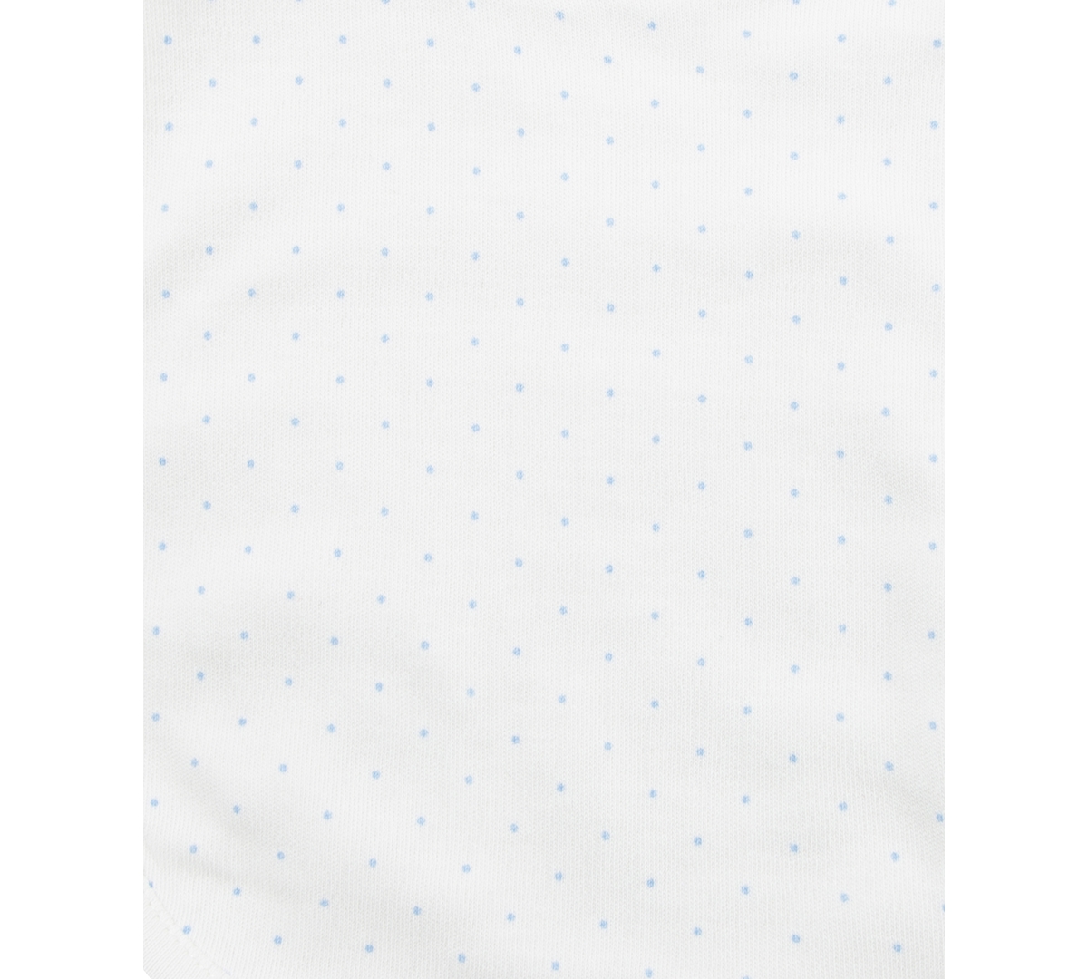 Little Me Baby Girls Blue Roses Cotton Burp Cloth & Bibs, 3 Piece Set