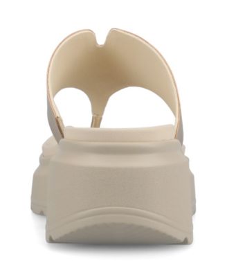 Women's Carah Thong Platform Wedge Sandals