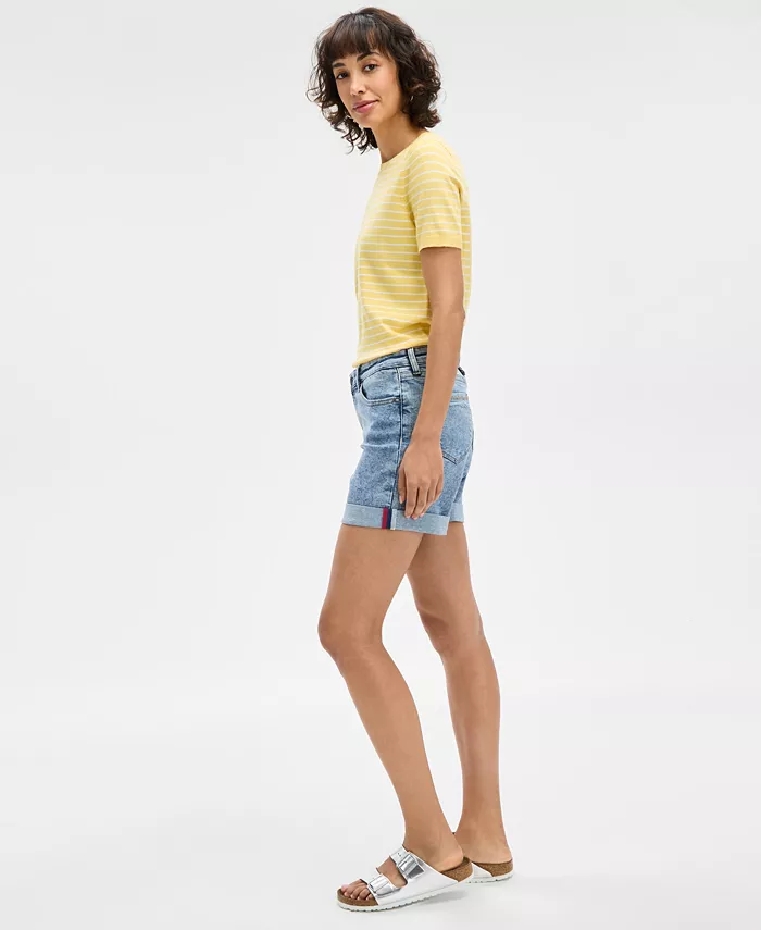 Nautica Women's Cuffed Denim Shorts - thumbnail 2