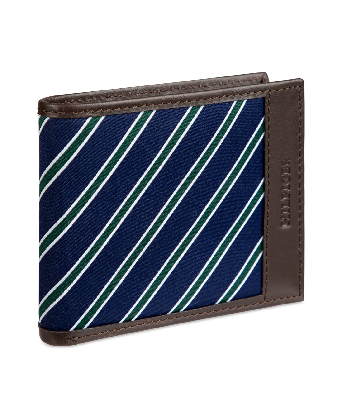 Мужской кошелёк Tommy Hilfiger Overlay Passcase Wallet, цвет: Коричневый — фото 2