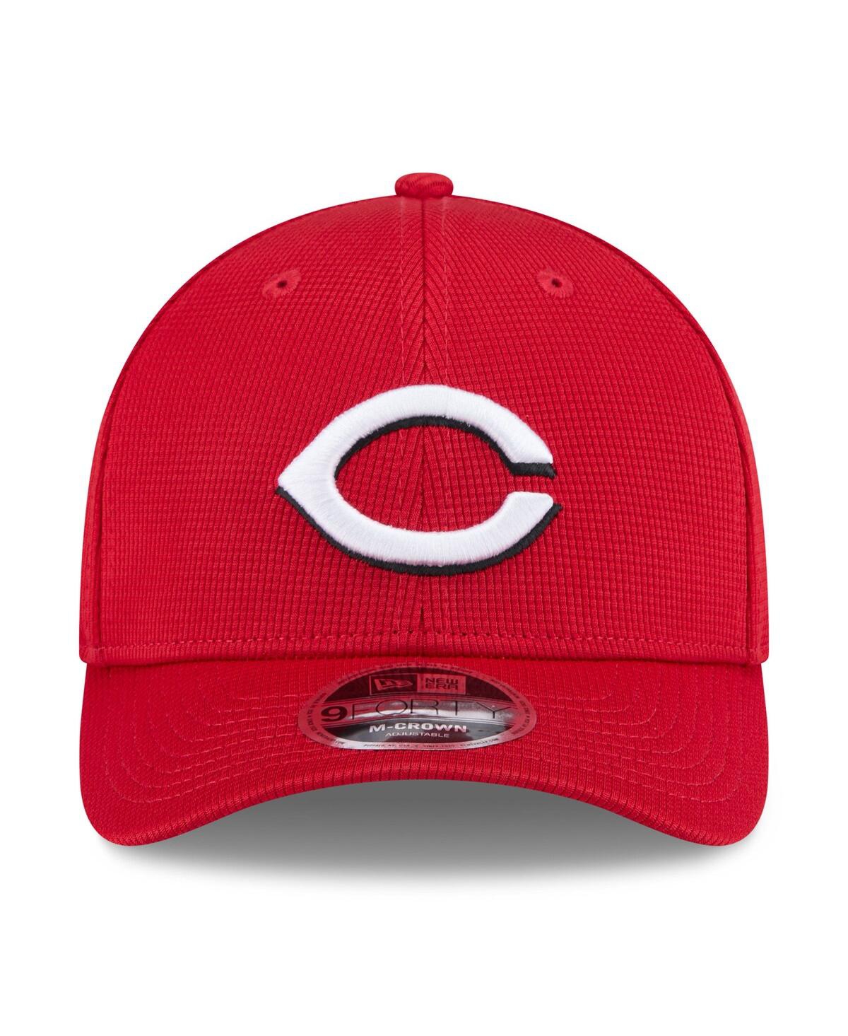 New Era Men's Red Cincinnati Reds 2025 Spring Training 9forty Adjustable Hat In Red