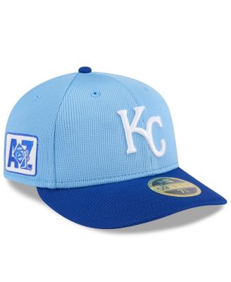 New Era - Men's Light Blue/Royal Kansas City Royals 2025 Spring Training Low Profile 59FIFTY Fitted Hat