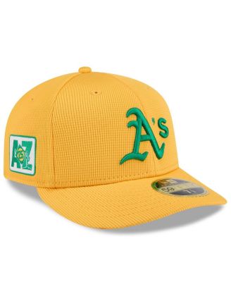New Era - Men's Gold Athletics 2025 Spring Training Low Profile 59FIFTY Fitted Hat