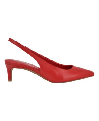 Women's Dainty Kitten Heel Slingback Pumps