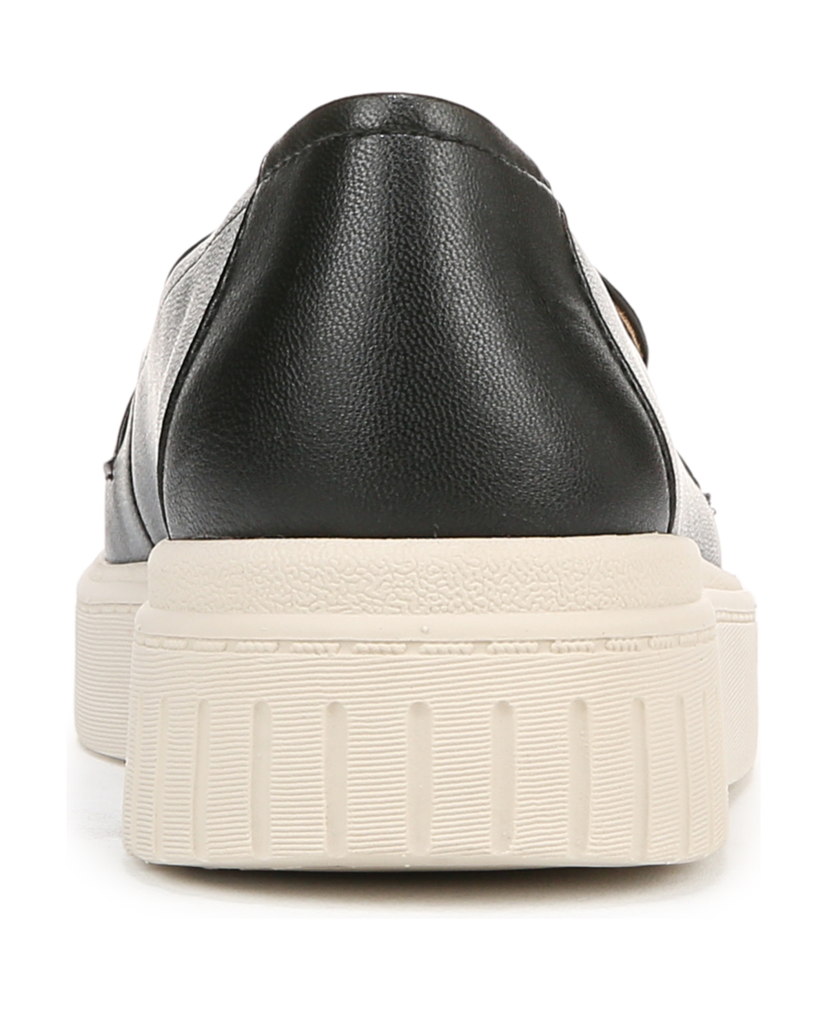 Shop Lifestride Women's Geneva-bit Closed Round Toe Platform Loafers In Black Faux Leather