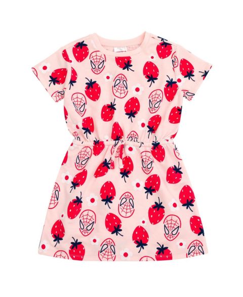Детское платье Spider-Man Marvel Girls French Terry Skater Dress Toddler to, цвет: Розовый