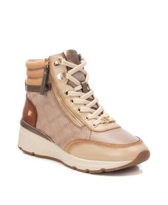 Carmela Collection Leather Sneaker Booties By Xti