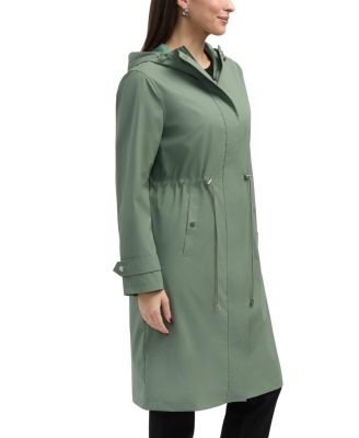 Women s Longline Rubber coated Raincoat