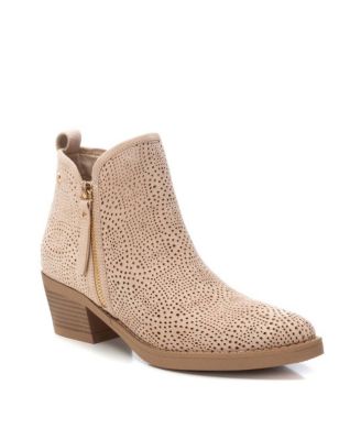 Women's Suede Ankle Booties By XTI