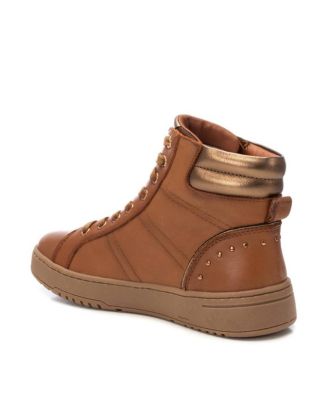 Carmela Collection Leather Sneaker Booties By Xti