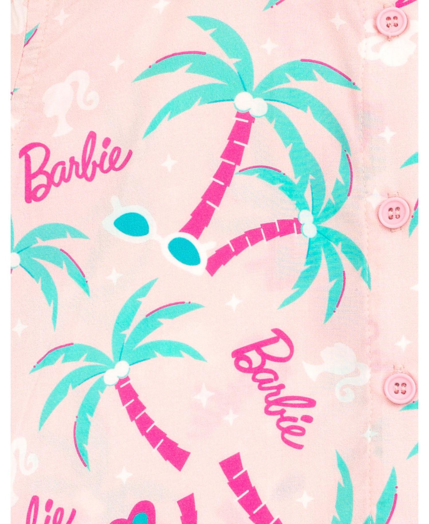 Girls' (6-20) Hawaiian Button-Down Dress Shirt