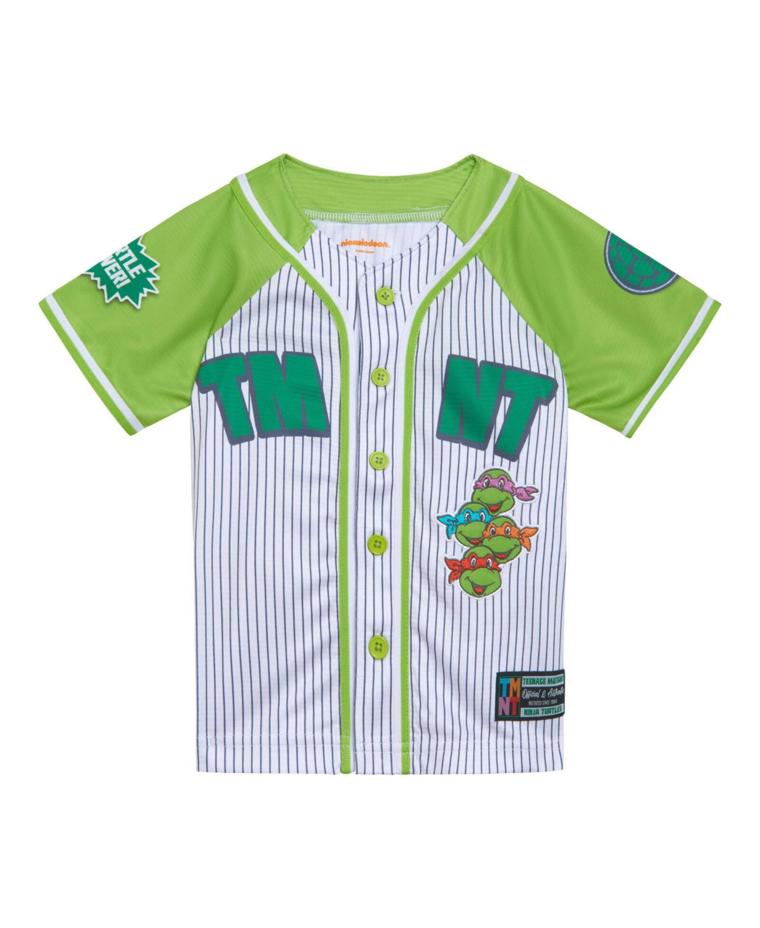 Little Boys Mesh Baseball Jersey Button Down Dress Shirt