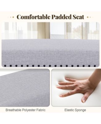 Upholstered Entryway Bench End of Bed Bench