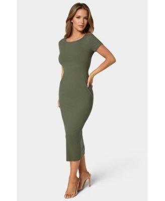Women's Rib Maxi T-Shirt Dress