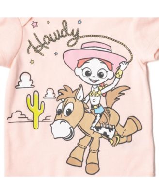 Baby Girls Toy Story Bodysuit Pants and Headband 3 Piece Outfit Set