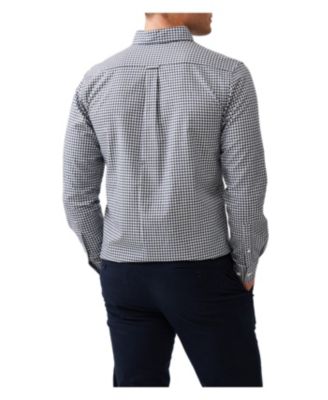 Rodd Gunn Men's Gunn Check Oxford Long Sleeve Slim Fit Shirt