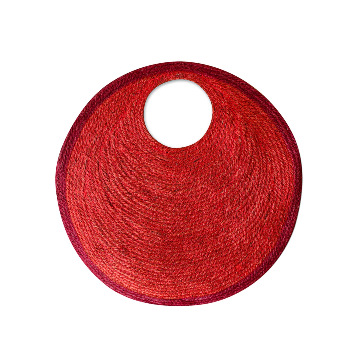 Solo Tomato Mini Jute Bag In Red - Red
