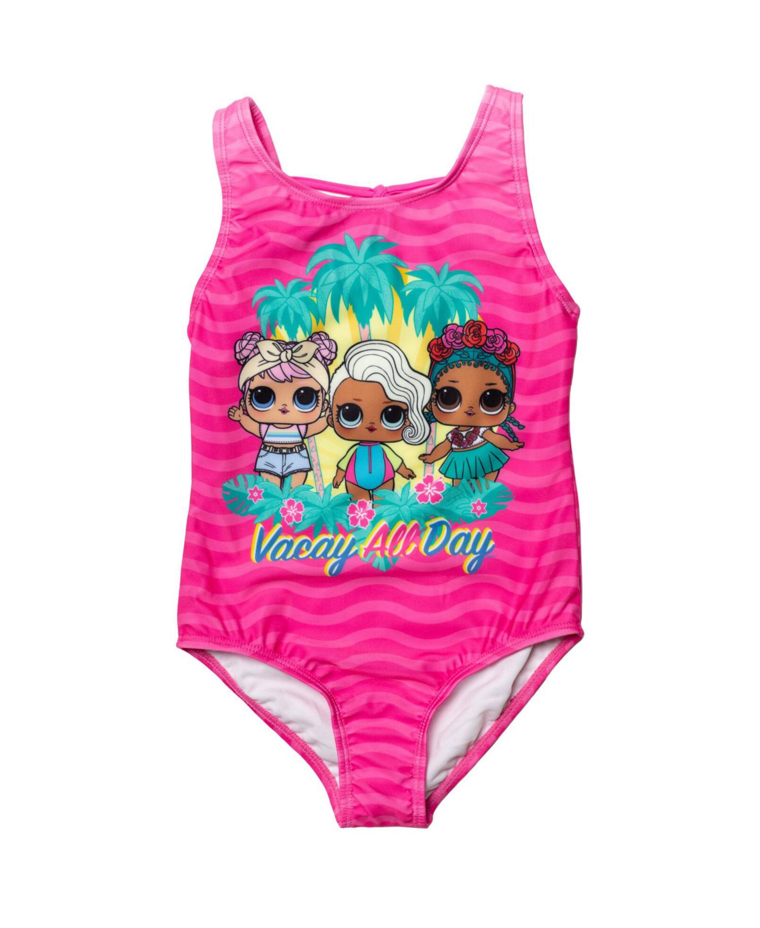 Little Girls One Piece Bathing Suit