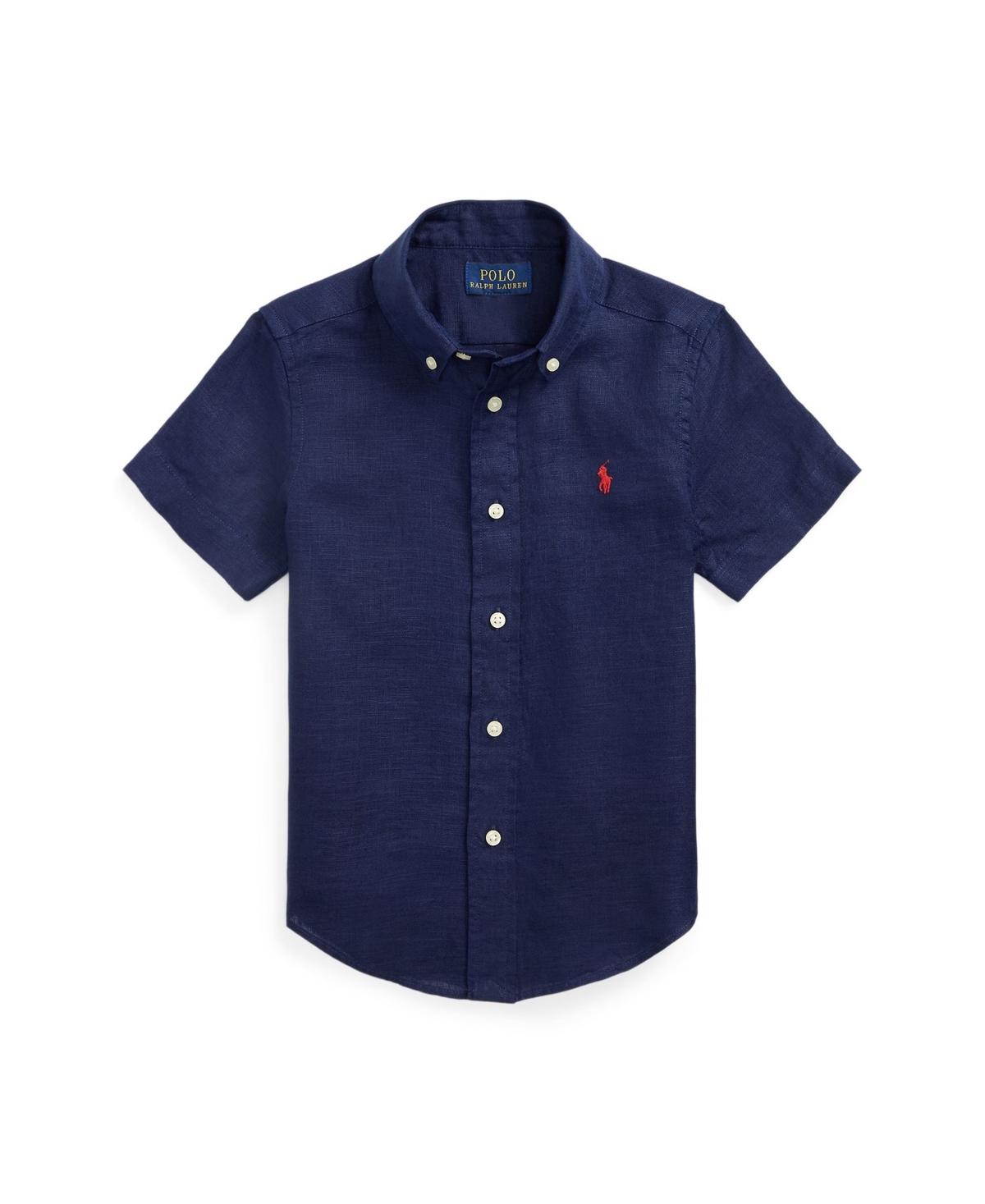 Polo Ralph Lauren Toddler And Little Boys Short-sleeve Shirt In Newport Navy