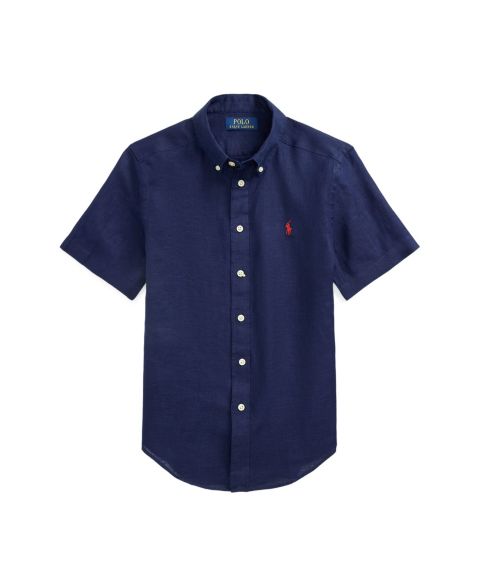 Детские Polo Ralph Lauren Boys' 8-20 Short-Sleeve Linen Shirt