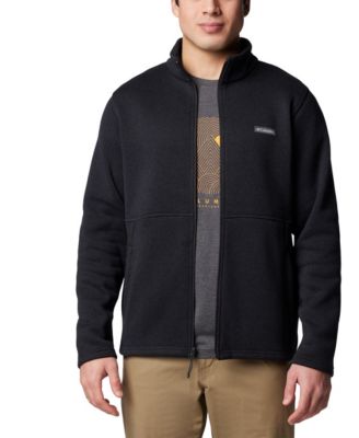 Men's Alto Pass Textured Knit Sweater Fleece Zip-Front Jacket