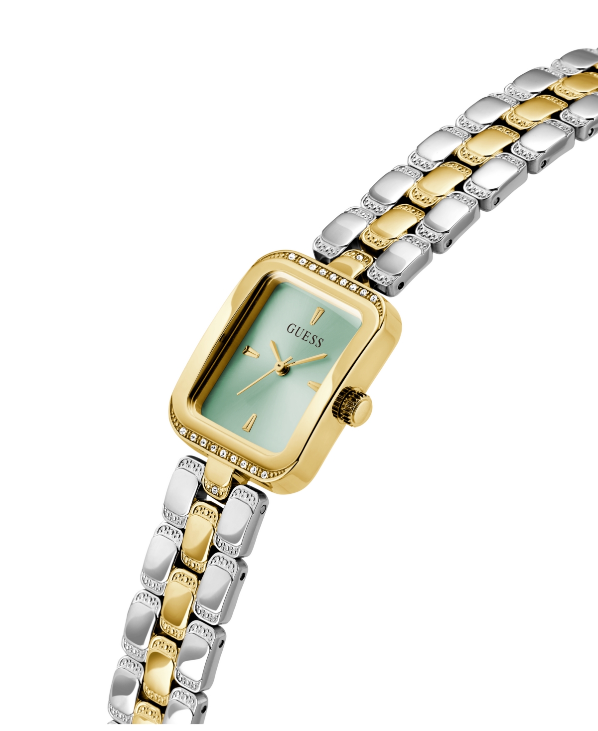 Guess Women's Analog Two-tone Steel Watch, 22mm In Two-tone