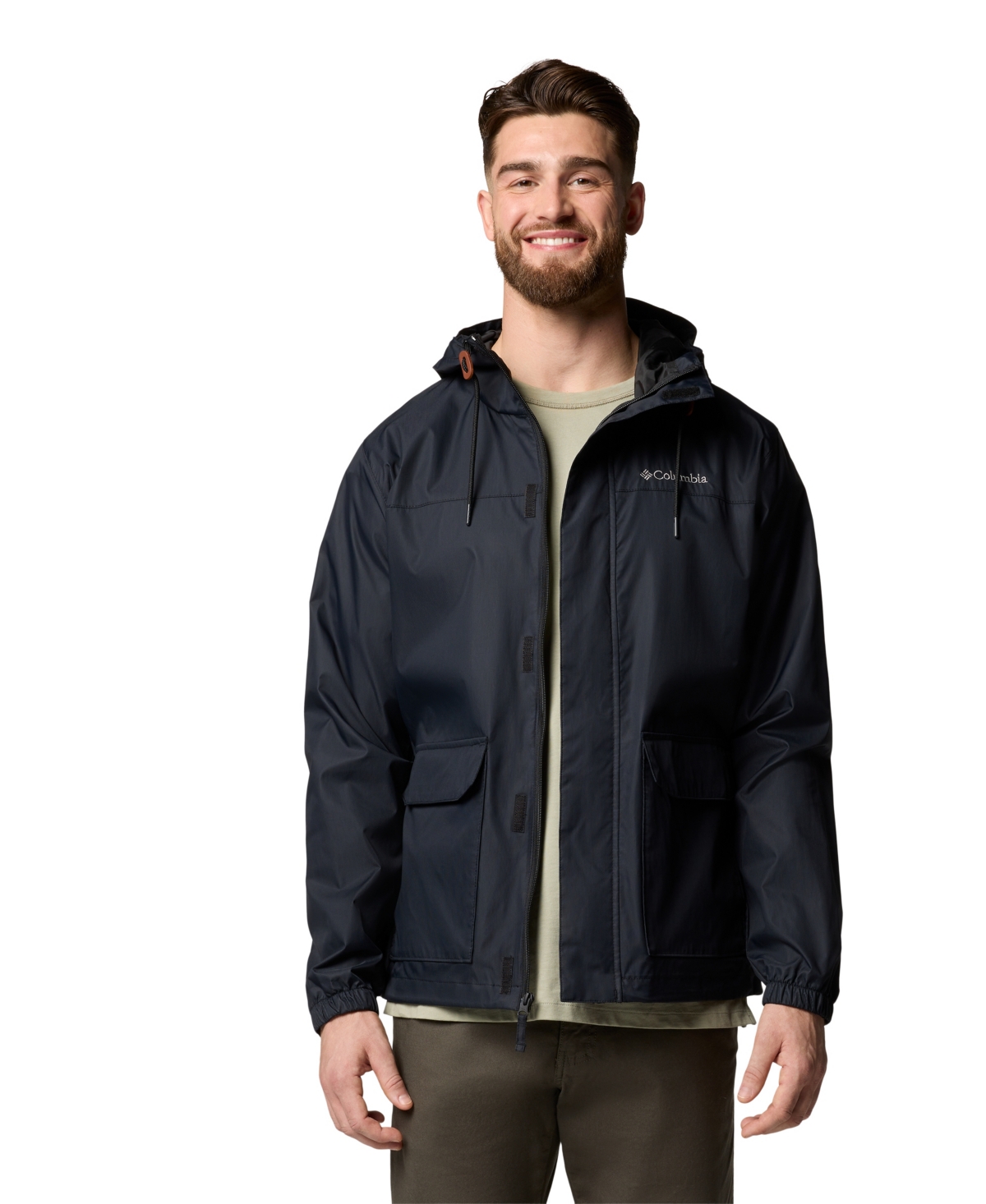 Shop Columbia Men's The Drizz Jacket In Black