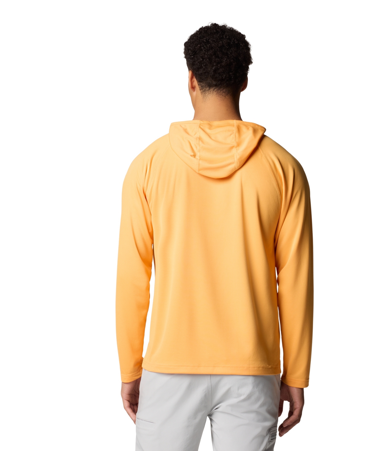 Shop Columbia Men's Pfg Solar Stream Moisture-wicking Upf 50 Hoodie In Summer Ora