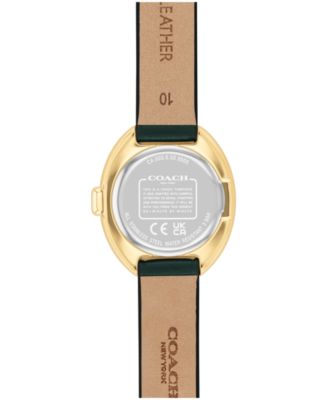 Women's Sammy Green Leather Strap Watch, 22.5mm