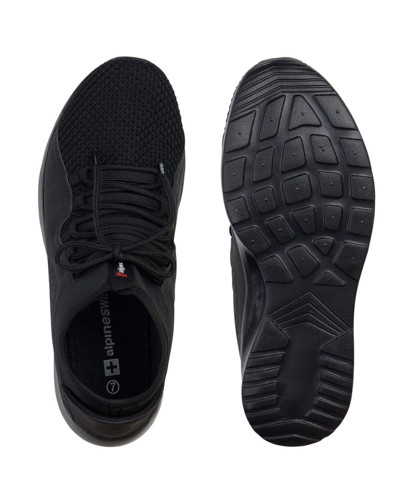 Мужской топ Alpine Swiss Fashion Sneakers Lightweight Knit Top Elastic Sock Tennis Shoe, цвет: Чёрный — фото 4