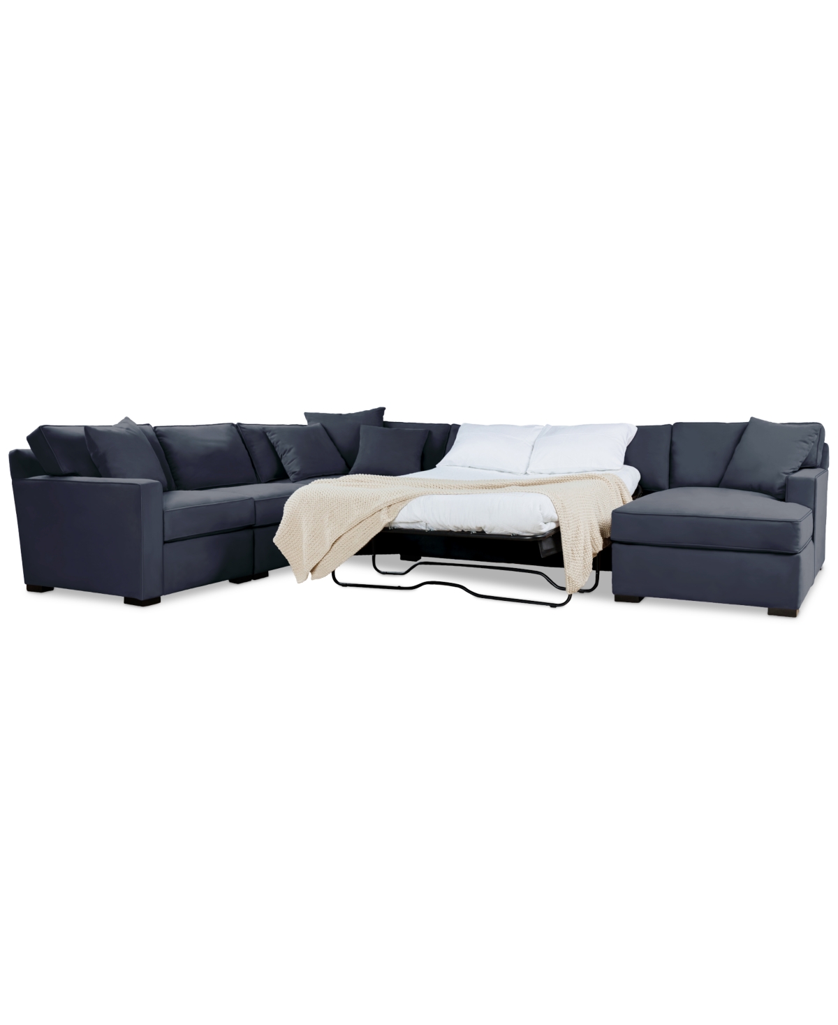 MACY'S RADLEY 5-PC. FABRIC SLEEPER SECTIONAL SOFA, CREATED FOR MACY'S 