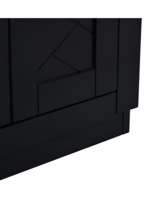 30" Freestanding Bathroom Vanity with Ceramic Sink and Storage Cabinet