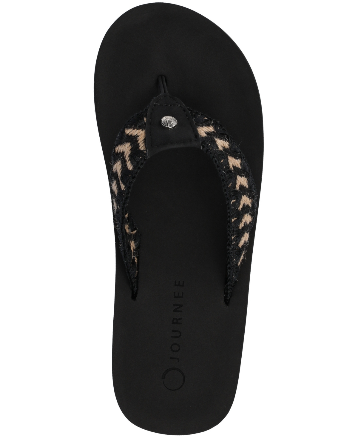 Journee Collection Women's Eloddie Slip-on Beach Sandals