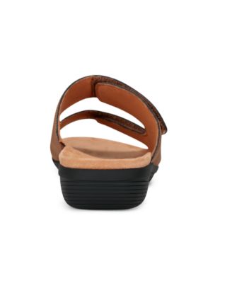 Bowen Double Band Low Wedge Sandals
