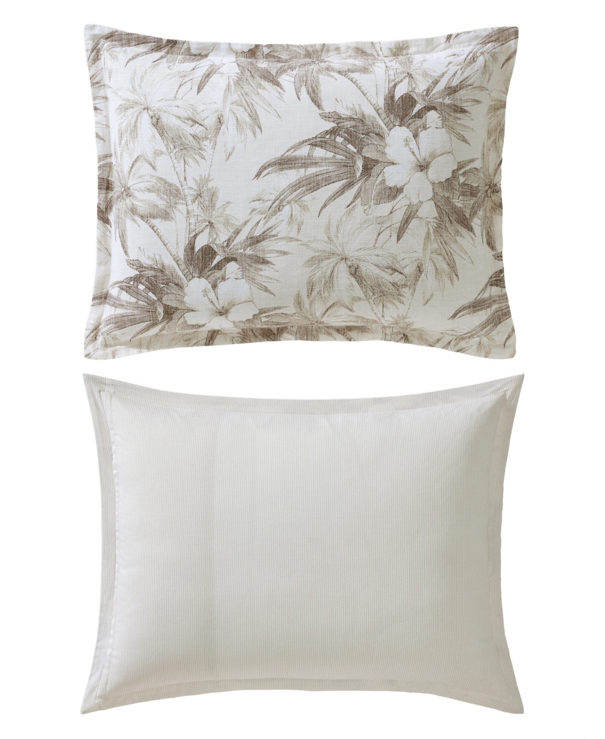 Tommy Bahama Home Tommy Bahama Beachway Blooms Reversible 3-pc. Comforter Set, King In Beige