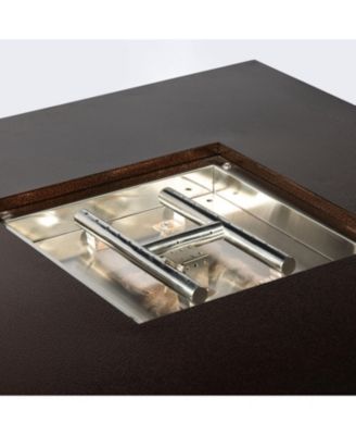 Streamdale 28IN Square fire pit table Propane Fire Table with Stainless steel lid