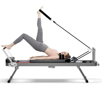 Streamdale Pilates core bed, foldable home high quality, yoga studio same commercial fitness equipment, black