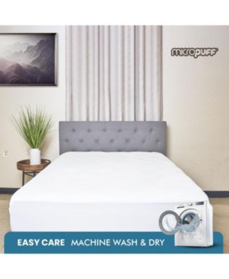 Soft and Comfortable Mattress Pad - 100 GSM - Odorless Filing - Tight Fitting Elastic for Firm Fitting on Mattress - King Size Mattress Pad