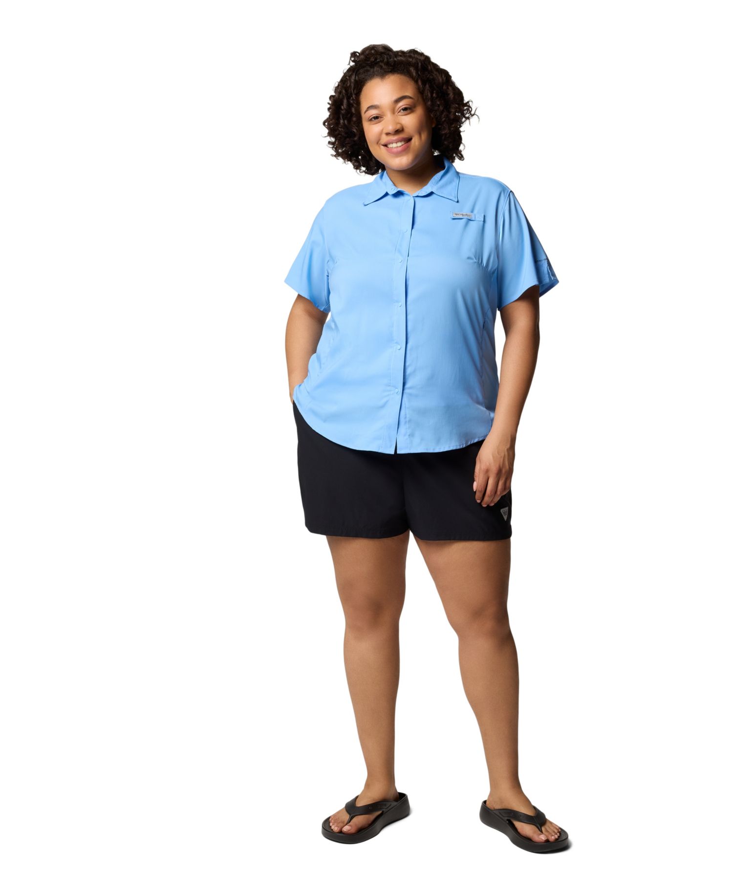 Plus Size Rugged Water Comfort Stretch Shorts