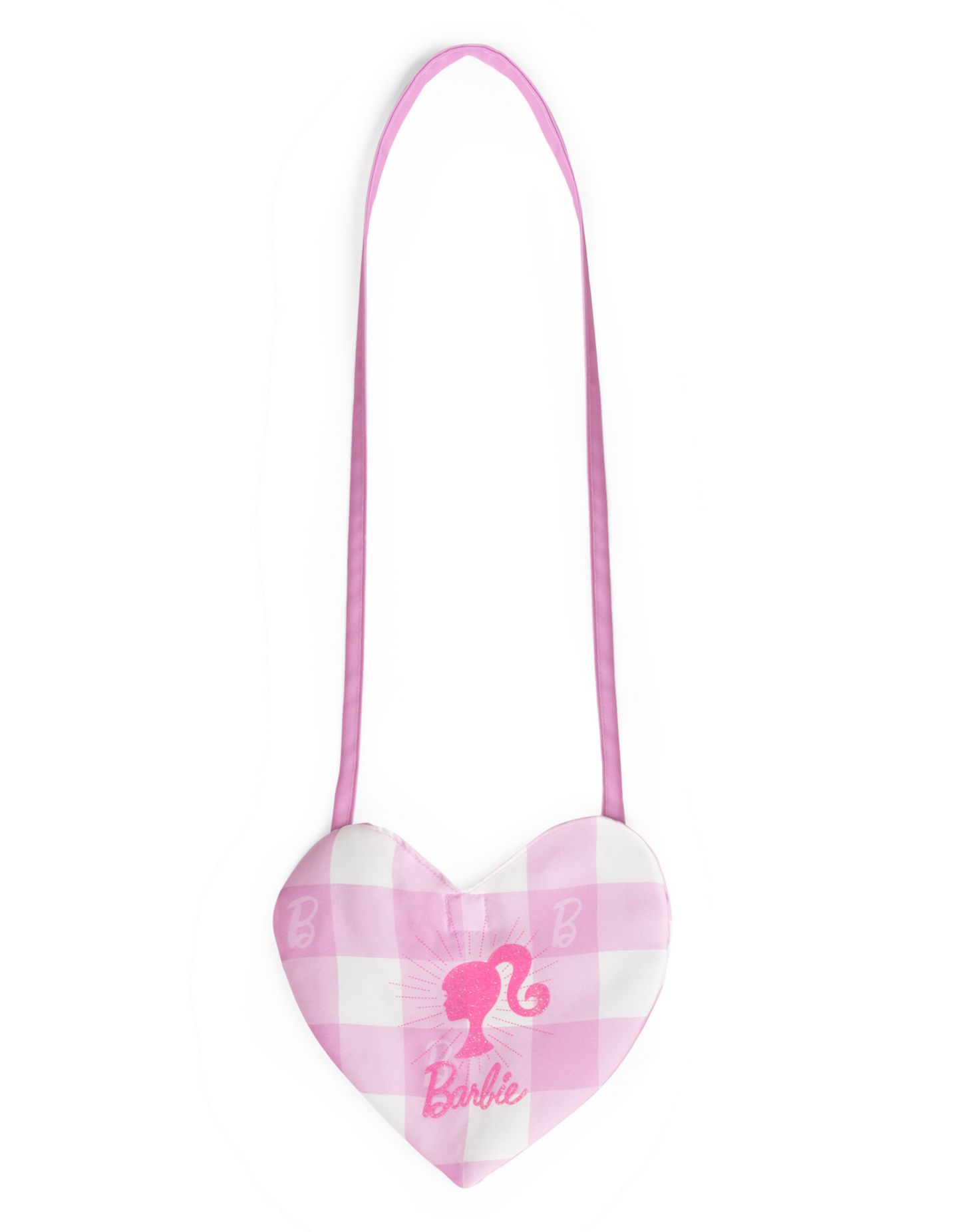 Детский комплект Barbie Little Girls T-Shirt and Skirt Set, цвет: Розовый в мелкую клетку — фото 6