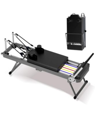 Streamdale Pilates core bed, foldable home high quality, yoga studio same commercial fitness equipment, black