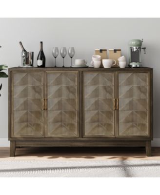 Streamdale Vintage Sideboard Cabinet with Ample Storage, 4 Doors, Console Table