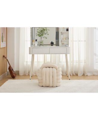 Modern Knot Design Ottoman Stylish and Comfortable